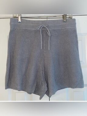 Rachel Parcell Harbor Mist Knit Sweater Shorts NWT size L